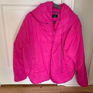 Vici Pink Puffer coat size small
